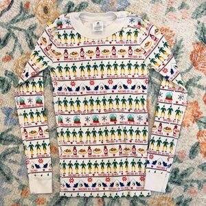 Hanna Andersson Festive Elf Long Sleeve Tee - Multicolor